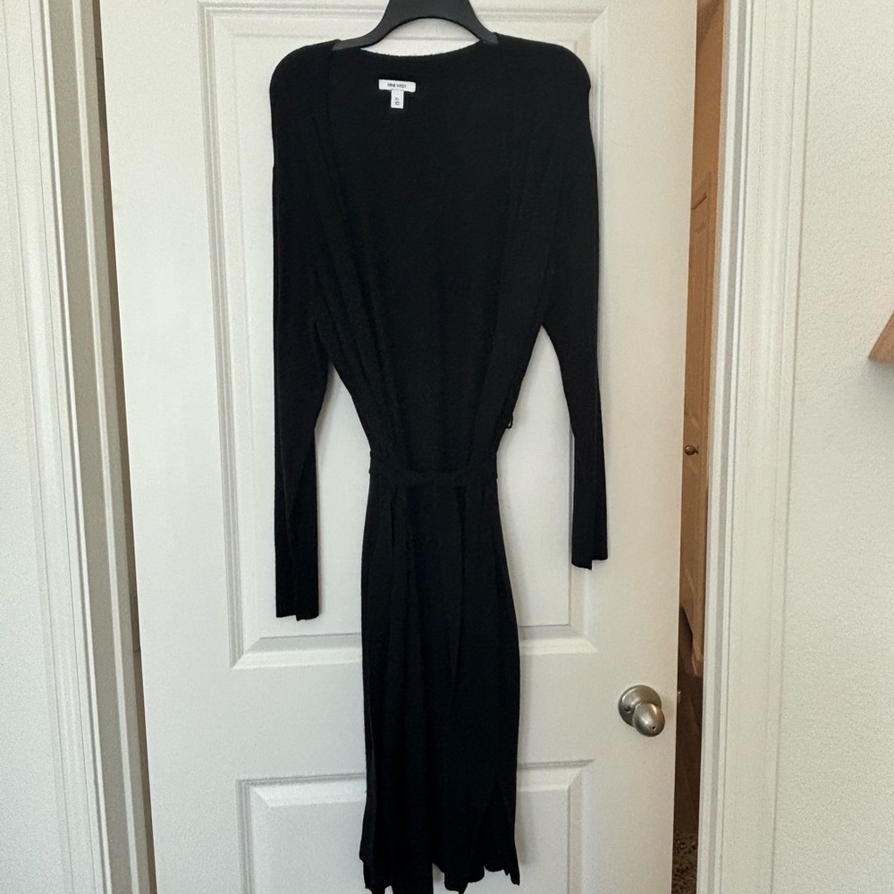 Nine West Classic Black Long Sleeve Dress